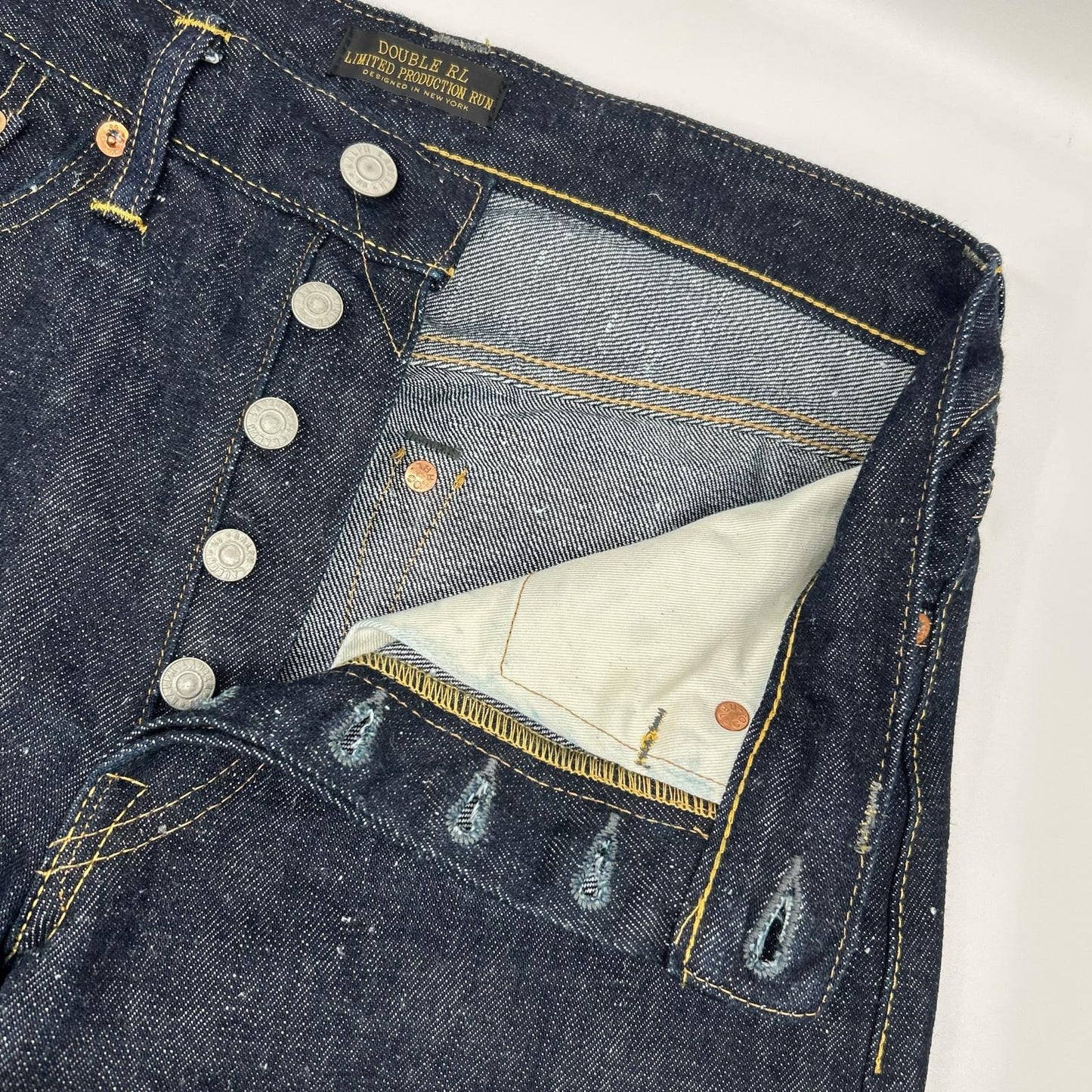 RRL Limited-Edition Straight Rigid Jeans Indigo Size 29×30