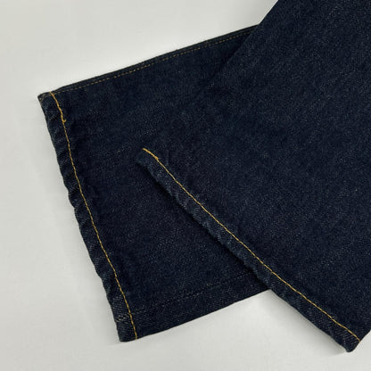 RRL LOW STRAIGHT Button Fly Denim Jeans Indigo Size 28×30