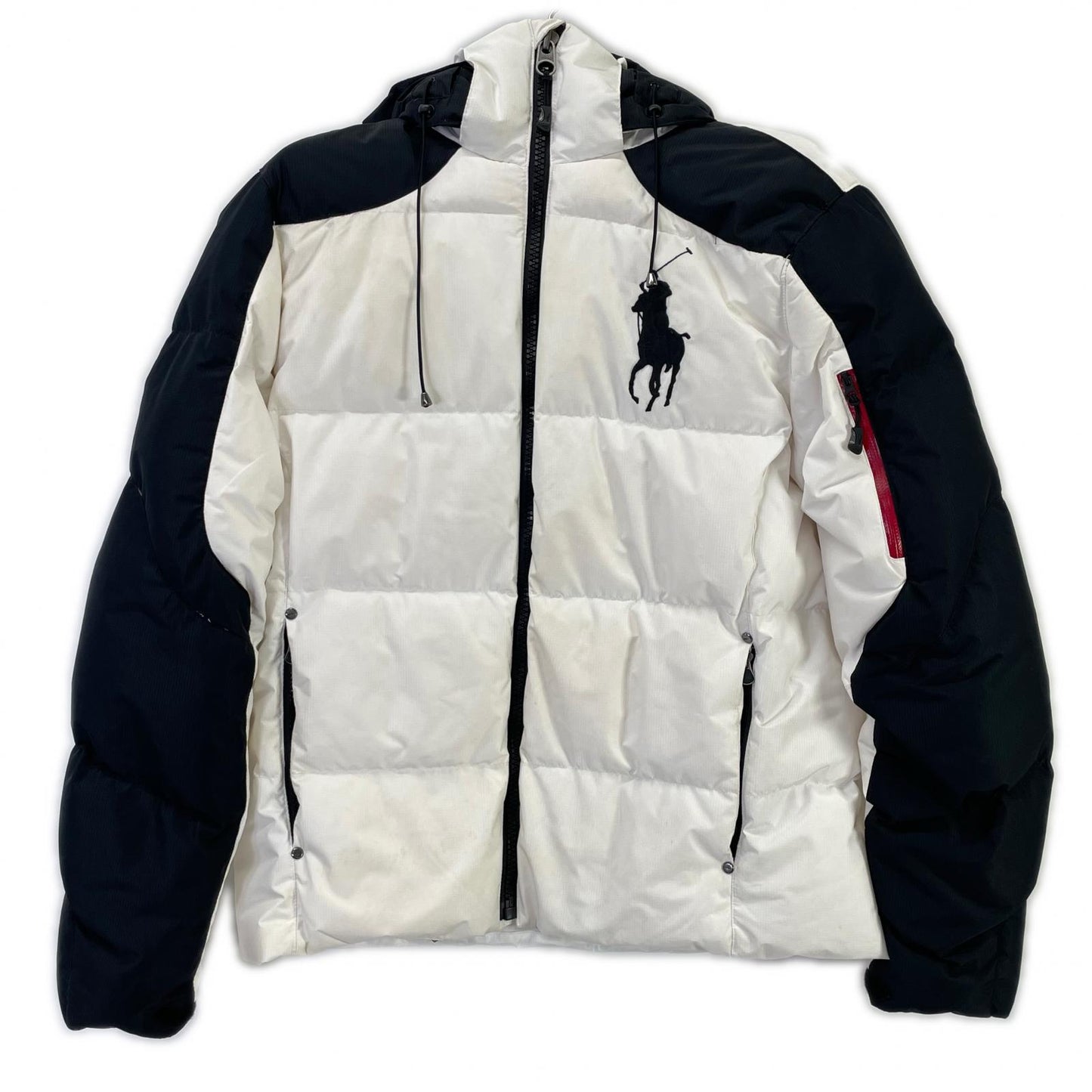 POLObyRalphLauren Big Pony Hooded Down Jacket White Size M