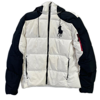 POLObyRalphLauren Big Pony Hooded Down Jacket White Size M