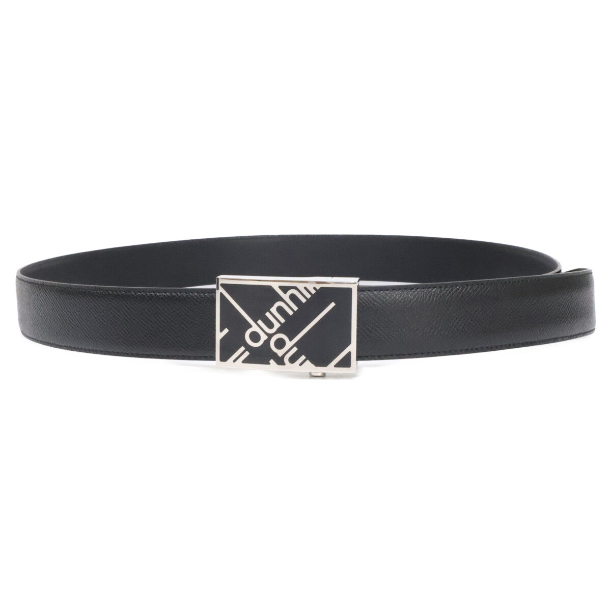 ALFREDDUNHILL Signature Logo Leather Belt Black Size 42