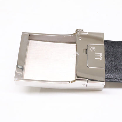 ALFREDDUNHILL Signature Logo Leather Belt Black Size 42