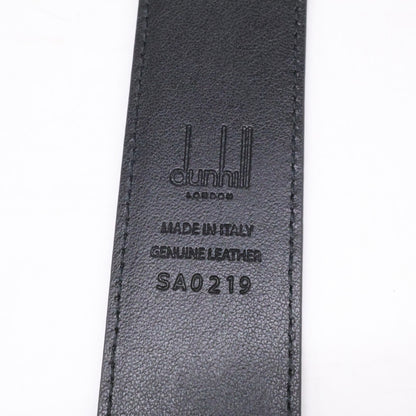 ALFREDDUNHILL Signature Logo Leather Belt Black Size 42