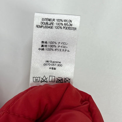 Supreme 18SS Script Logo Hooded Nylon Jacket Navy×Red Size M