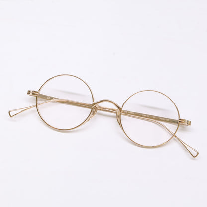 KameManNen KMN-99 Titanium Sunglasses Gold Size 45X22-145