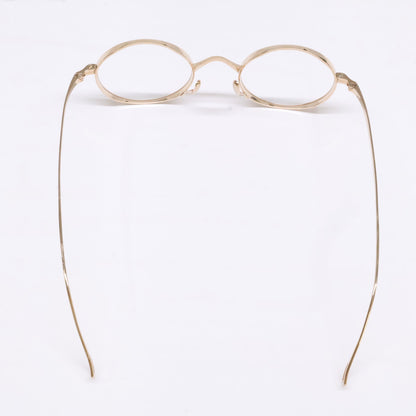 KameManNen KMN-99 Titanium Sunglasses Gold Size 45X22-145