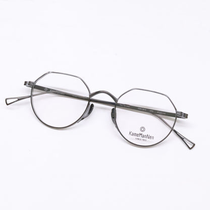 KameManNen KMN9916 Panto Sunglasses Gunmetal Size 47X21-145