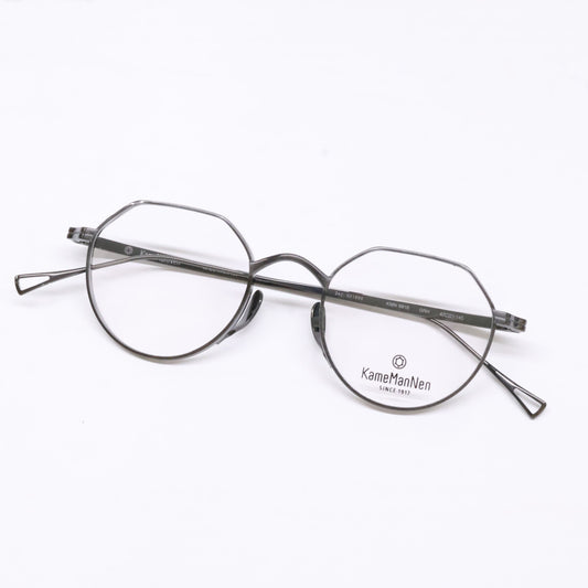 KameManNen KMN9916 Panto Sunglasses Gunmetal Size 47X21-145