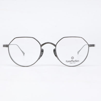 KameManNen KMN9916 Panto Sunglasses Gunmetal Size 47X21-145