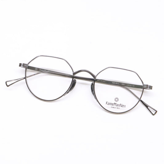 KameManNen KMN9916 Panto Sunglasses Gunmetal Size 47X21-145