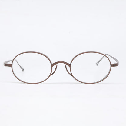KameManNen KMN9918 Oval Sunglasses Brown Size 48X22-145
