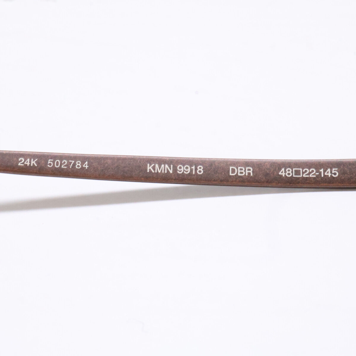 KameManNen KMN9918 Oval Sunglasses Brown Size 48X22-145