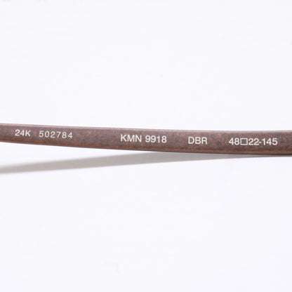 KameManNen KMN9918 Oval Sunglasses Brown Size 48X22-145