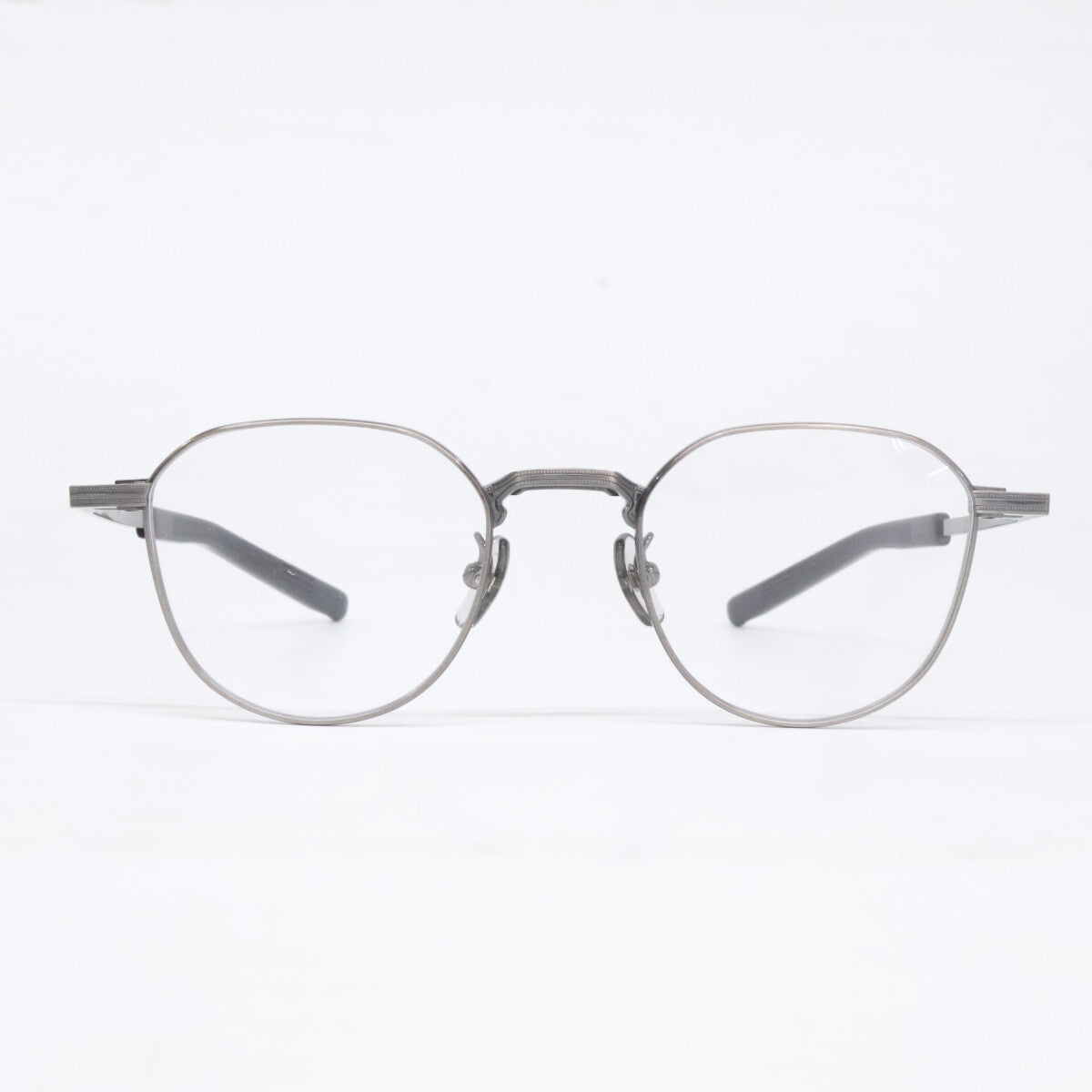 Four Nines S-955T Titanium Sunglasses Silver Size 46X20-142