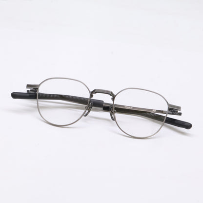 Four Nines S-955T Titanium Sunglasses Silver Size 46X20-142