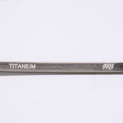 Four Nines S-955T Titanium Sunglasses Silver Size 46X20-142