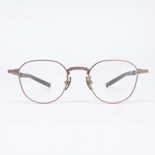 Four Nines S-955T Titanium Sunglasses Brown Size 46X20-142