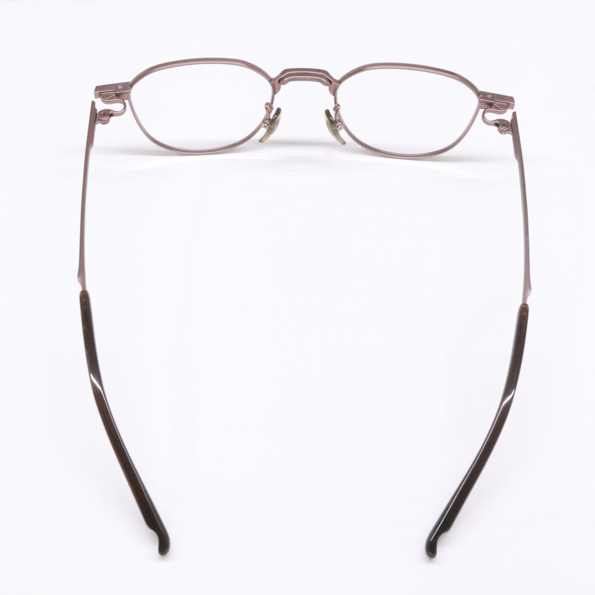 Four Nines S-955T Titanium Sunglasses Brown Size 46X20-142