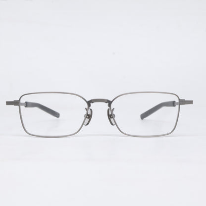 Four Nines S-956T Square Glasses Silver Size 53X17-142