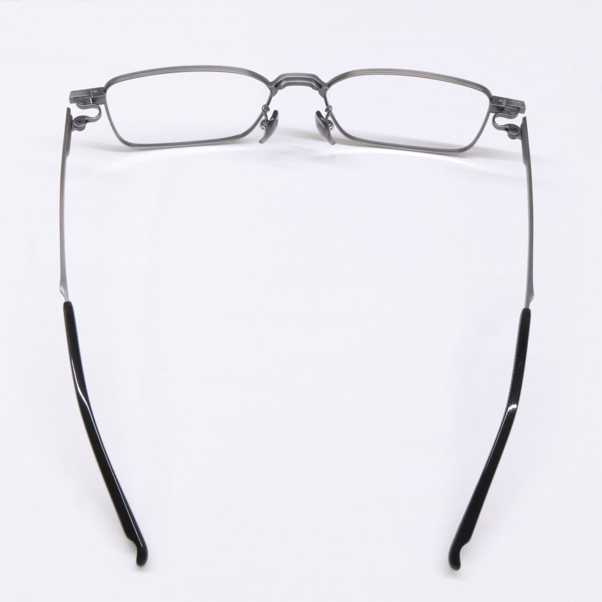 Four Nines S-956T Square Glasses Silver Size 53X17-142