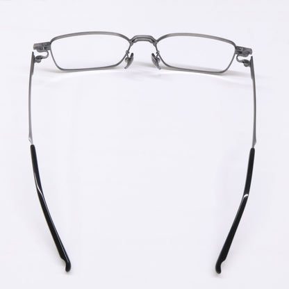 Four Nines S-956T Square Glasses Silver Size 53X17-142