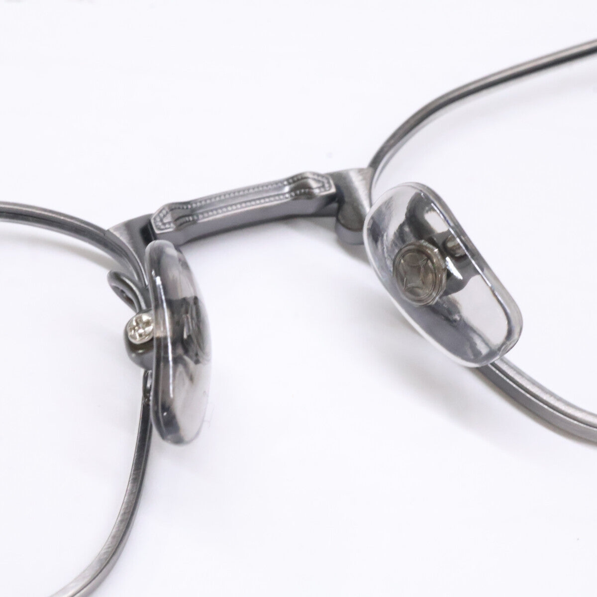 Four Nines S-956T Square Glasses Silver Size 53X17-142