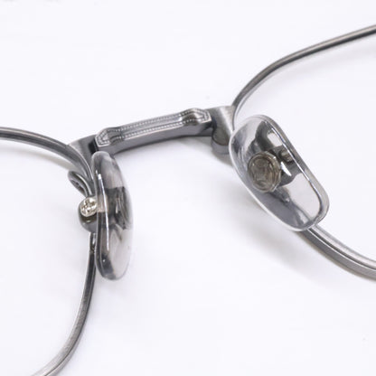 Four Nines S-956T Square Glasses Silver Size 53X17-142