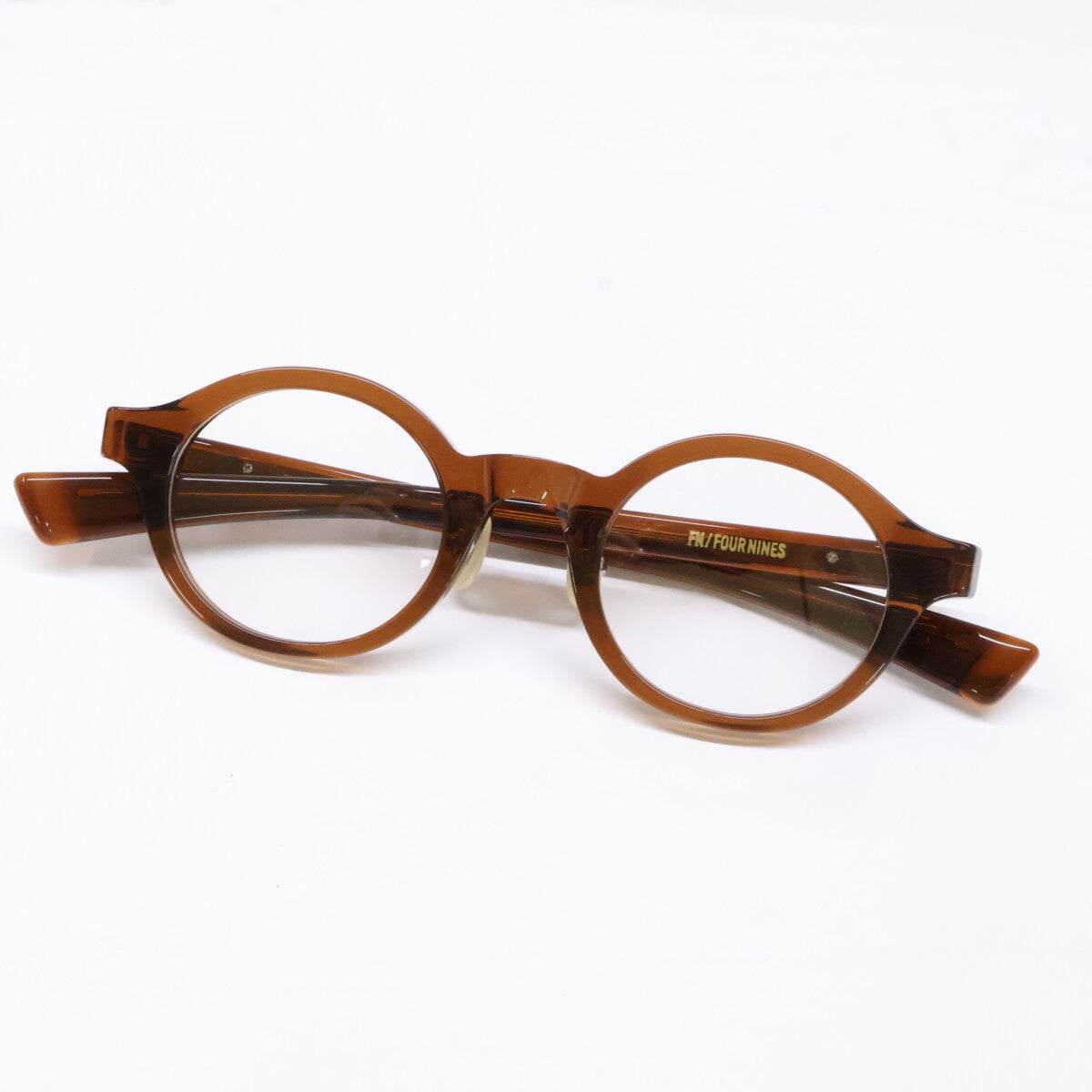 Four Nines FN-0844 Acetate Sunglasses Brown Size 44X23-145