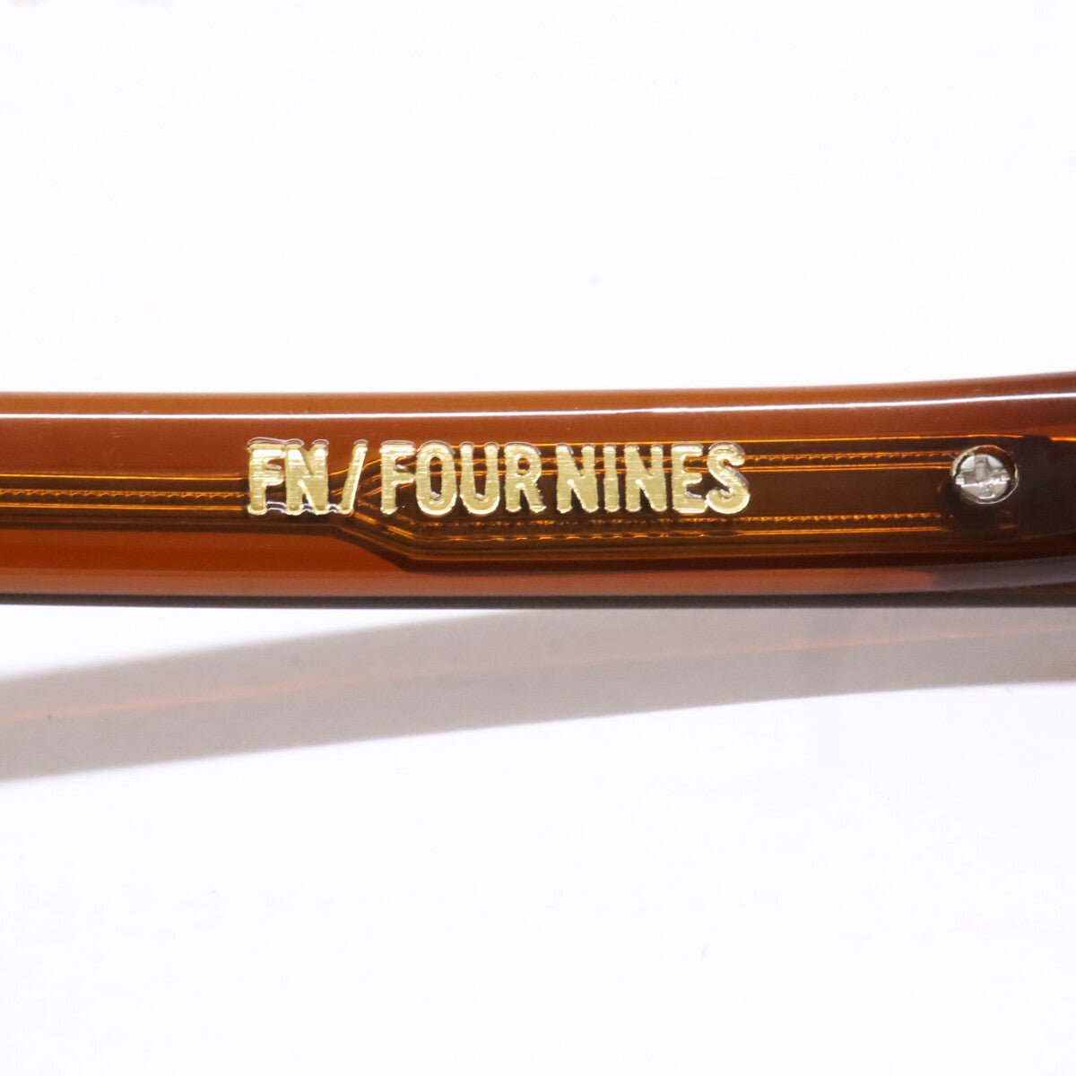 Four Nines FN-0844 Acetate Sunglasses Brown Size 44X23-145