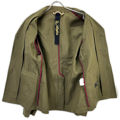 EQUIPE' Khaki Cotton Linen Safari Jacket