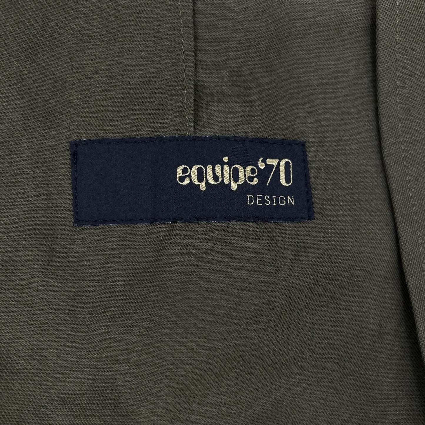 EQUIPE' Khaki Cotton Linen Safari Jacket