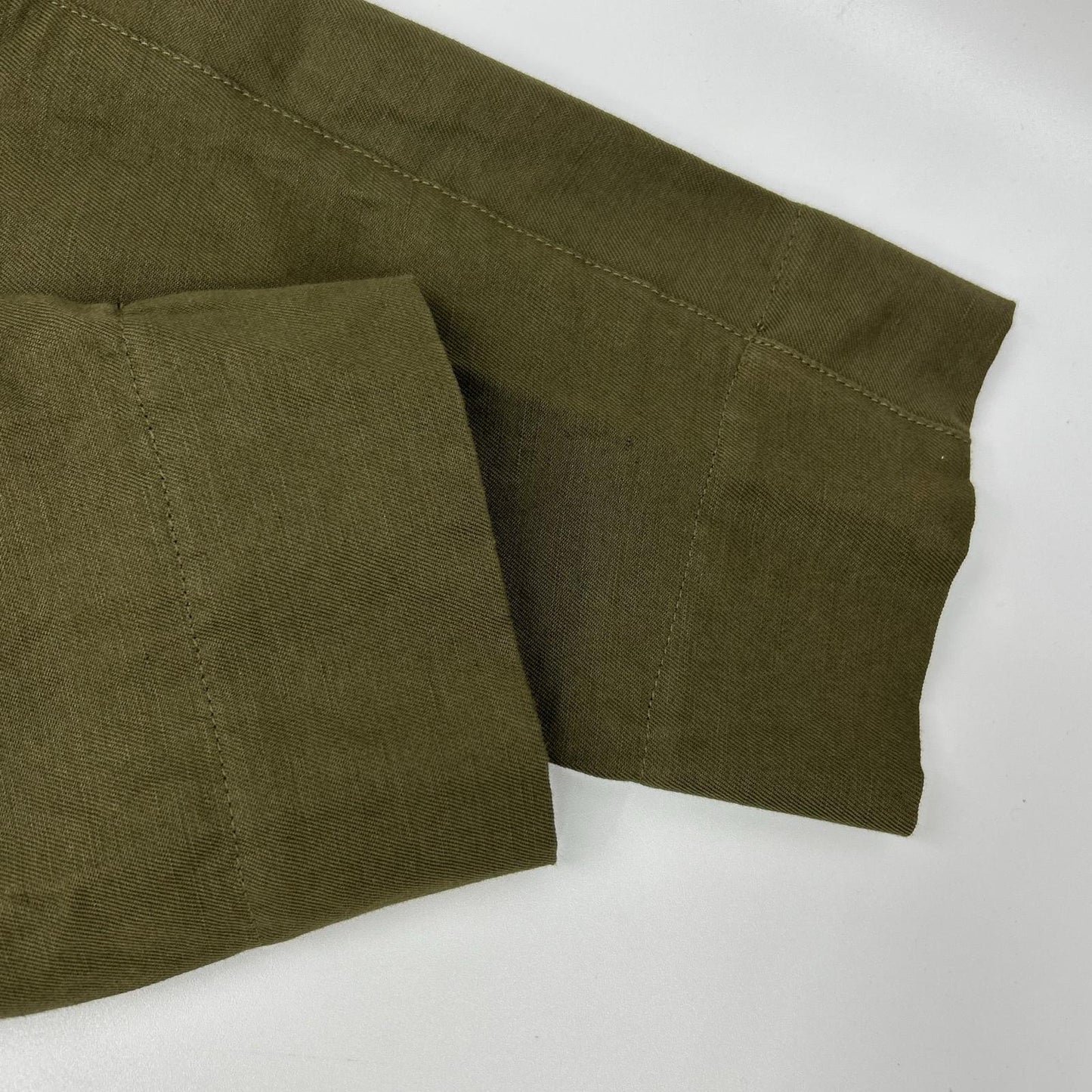 EQUIPE' Khaki Cotton Linen Safari Jacket