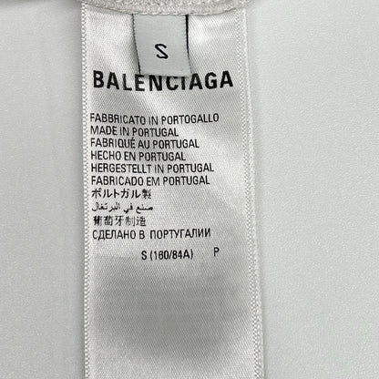BALENCIAGA 23AW Cotton Mirror Logo T-Shirt Size S