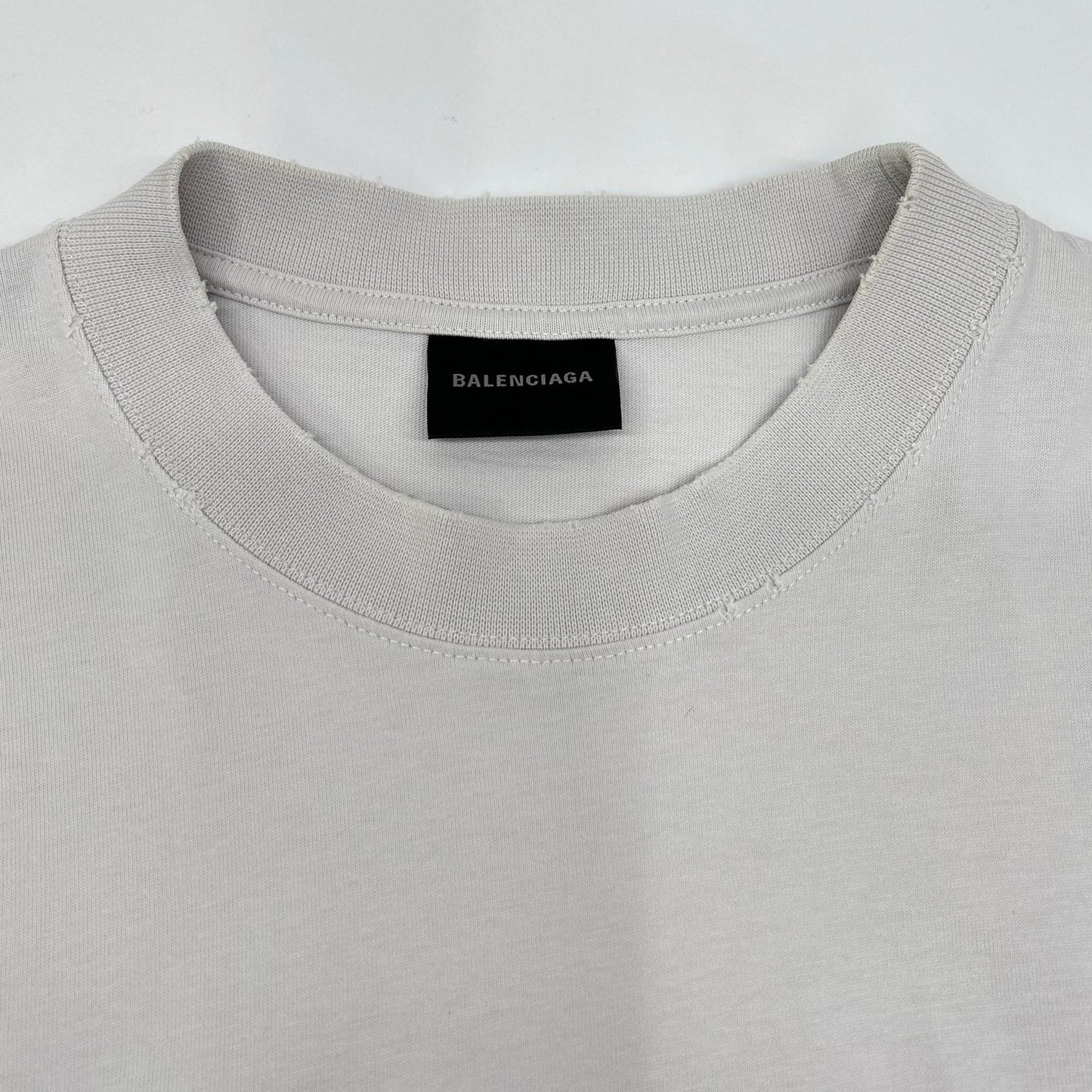BALENCIAGA 23AW Cotton Mirror Logo T-Shirt Size S