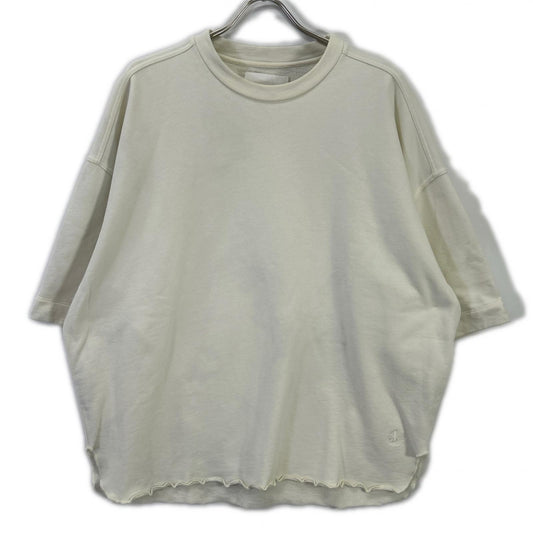 JIL SANDER+ White Cotton Cut-Off S/S Sweatshirt Size S
