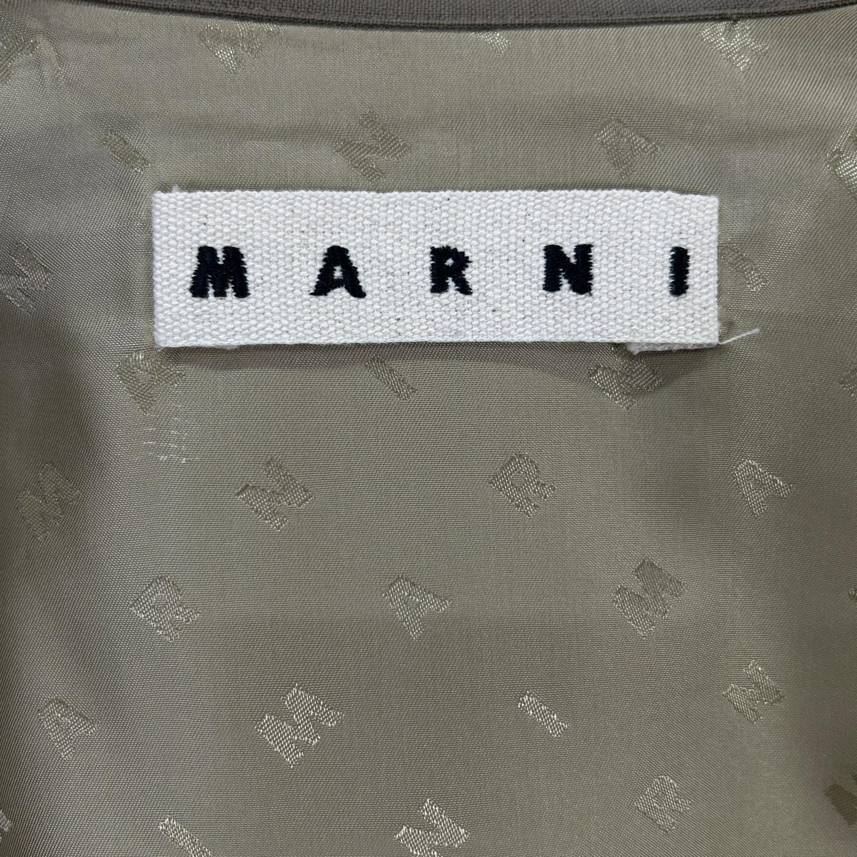 MARNI CUMU0213QU Bicolor Wool Bowling Shirt Size 44