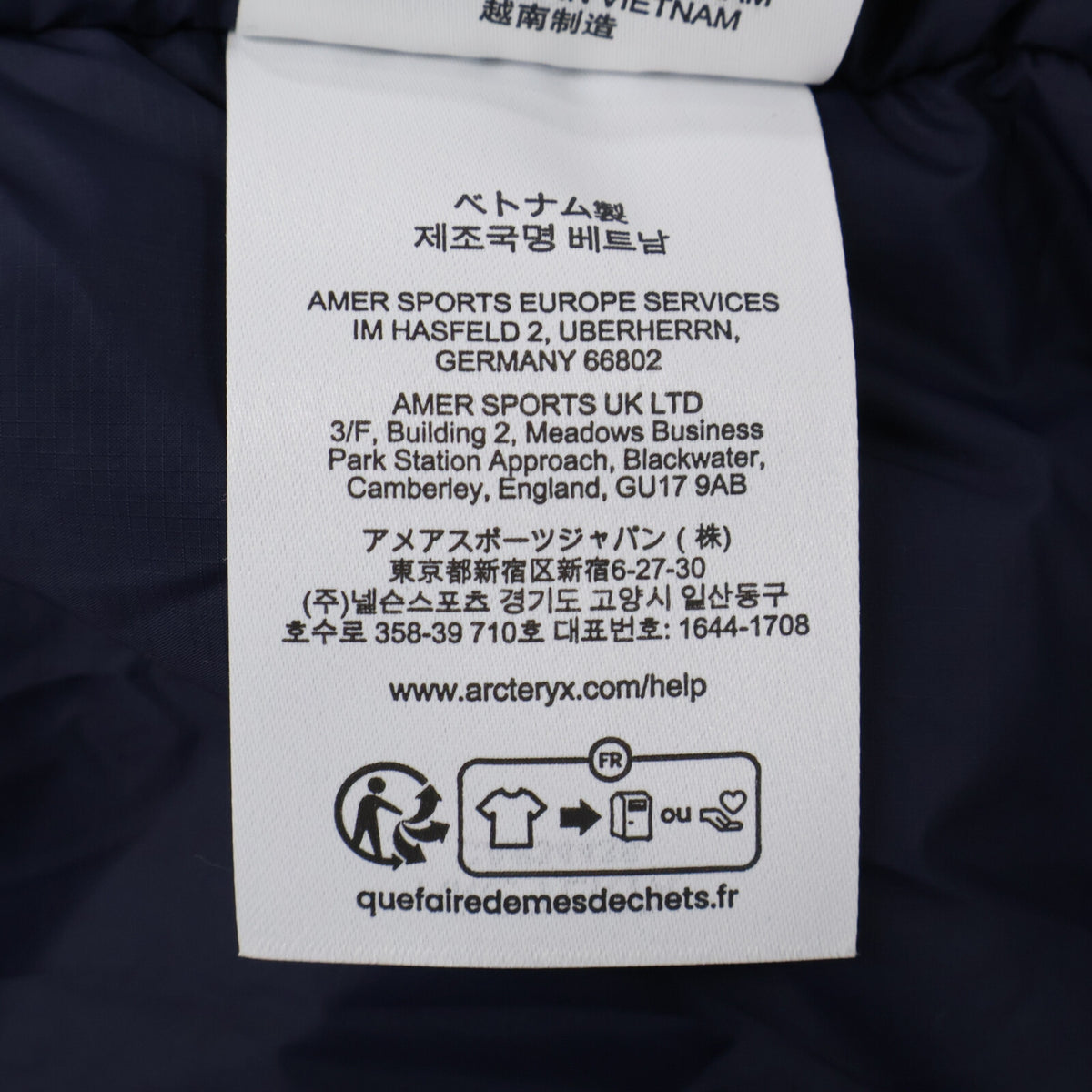 ARC'TERYX 25FW GORE-TEX Therme Insulated Jacket Navy Size M