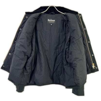 Barbour 25AW Black Cotton Blend Transport Jacket Size 40