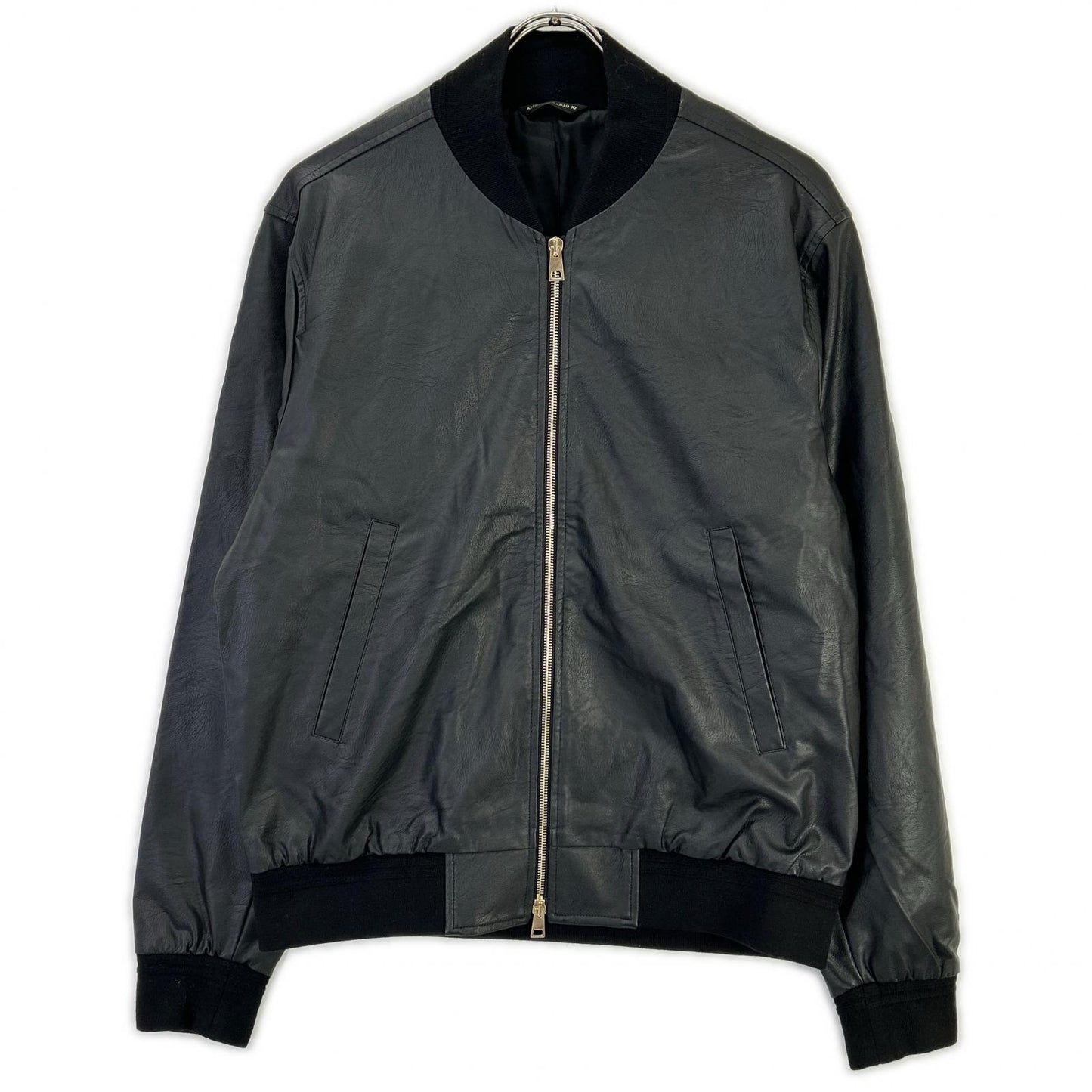 giab's ARCHIVIO BARDI GOLD Synthetic Leather Jacket Size 48