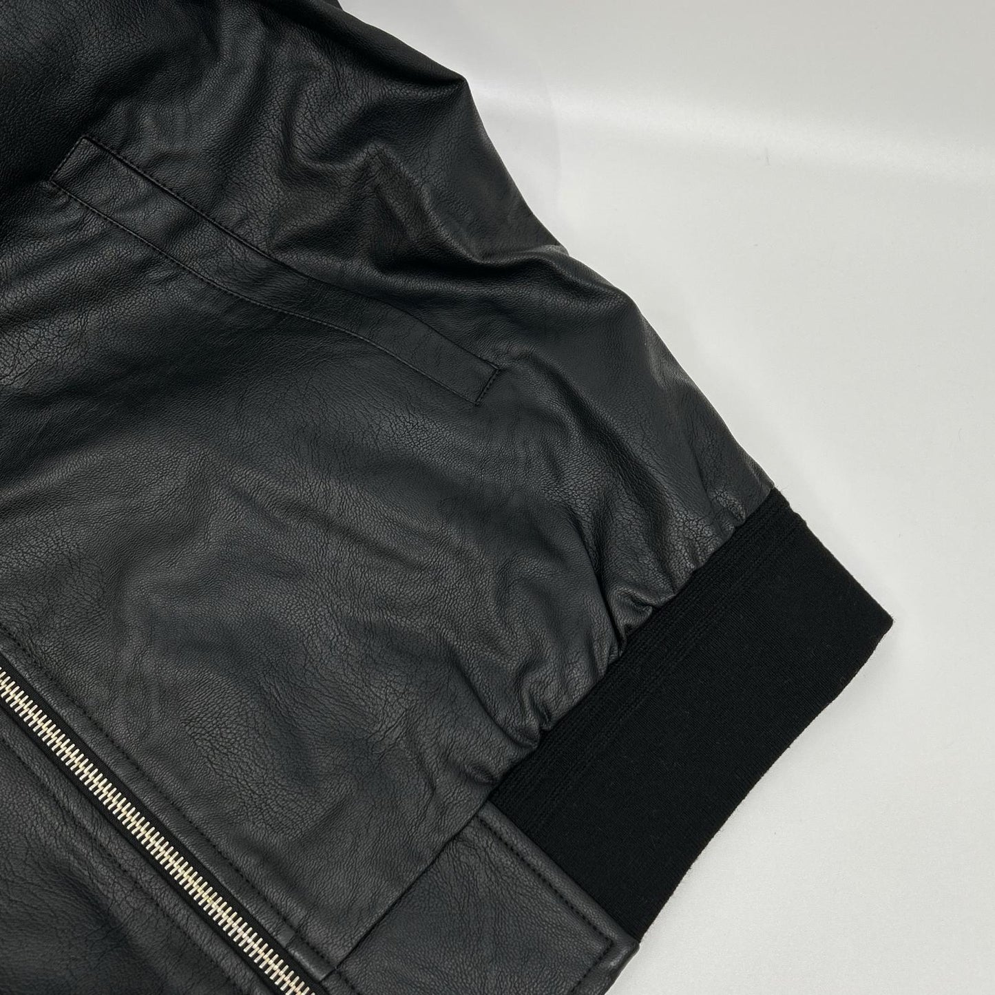 giab's ARCHIVIO BARDI GOLD Synthetic Leather Jacket Size 48