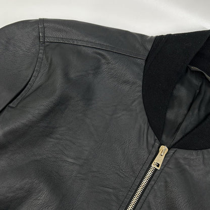 giab's ARCHIVIO BARDI GOLD Synthetic Leather Jacket Size 48