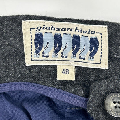 giab's ARCHIVIO MASACCIO Washable Wool Pants Size 28
