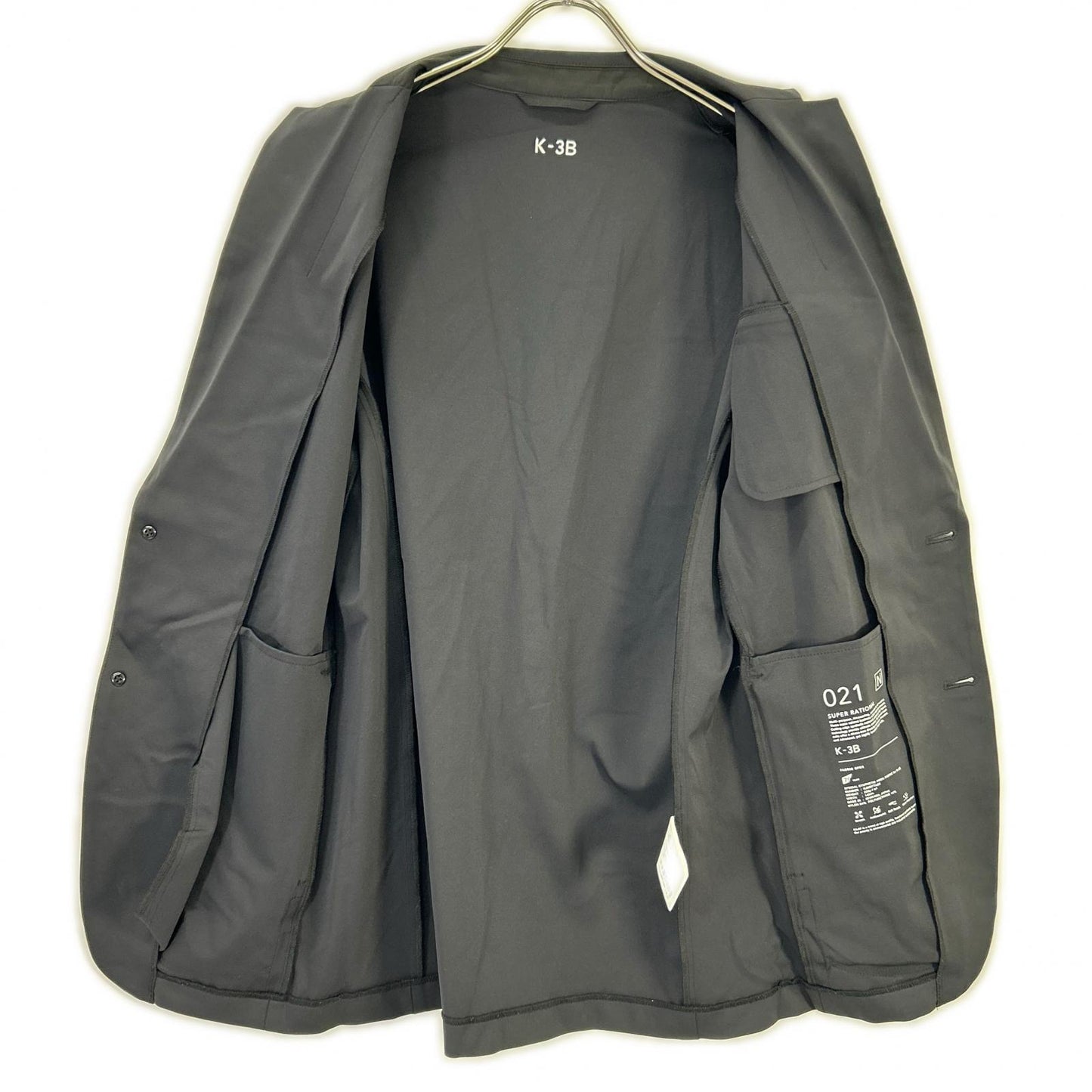 HR-WEARABLE K-3B 24HR Minimal Nylon Jacket Black Size 1
