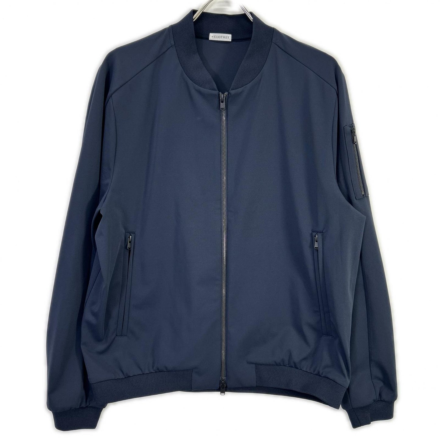 Cross Closet Matte Twist Flight Jacket Navy Size 3