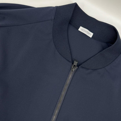 Cross Closet Matte Twist Flight Jacket Navy Size 3