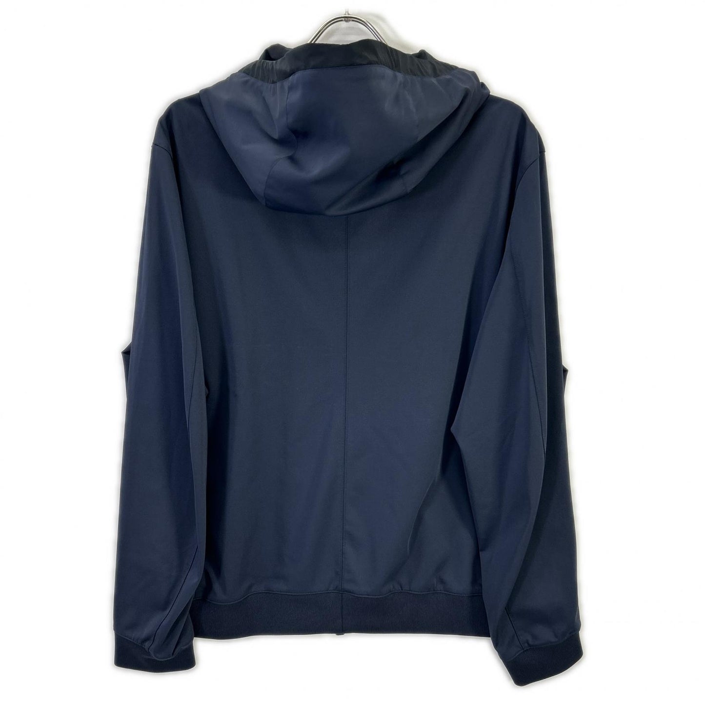 Cross Closet Matte Twist Zip Up Hoodie Navy Size 3