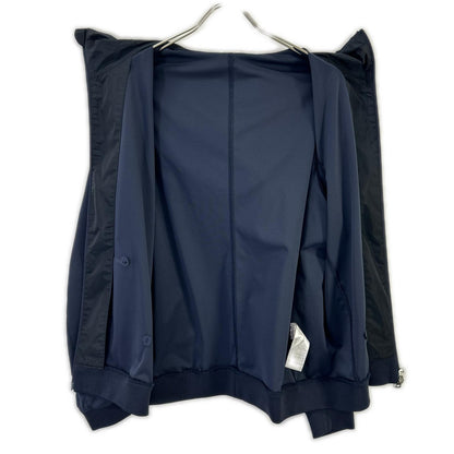 Cross Closet Matte Twist Zip Up Hoodie Navy Size 3