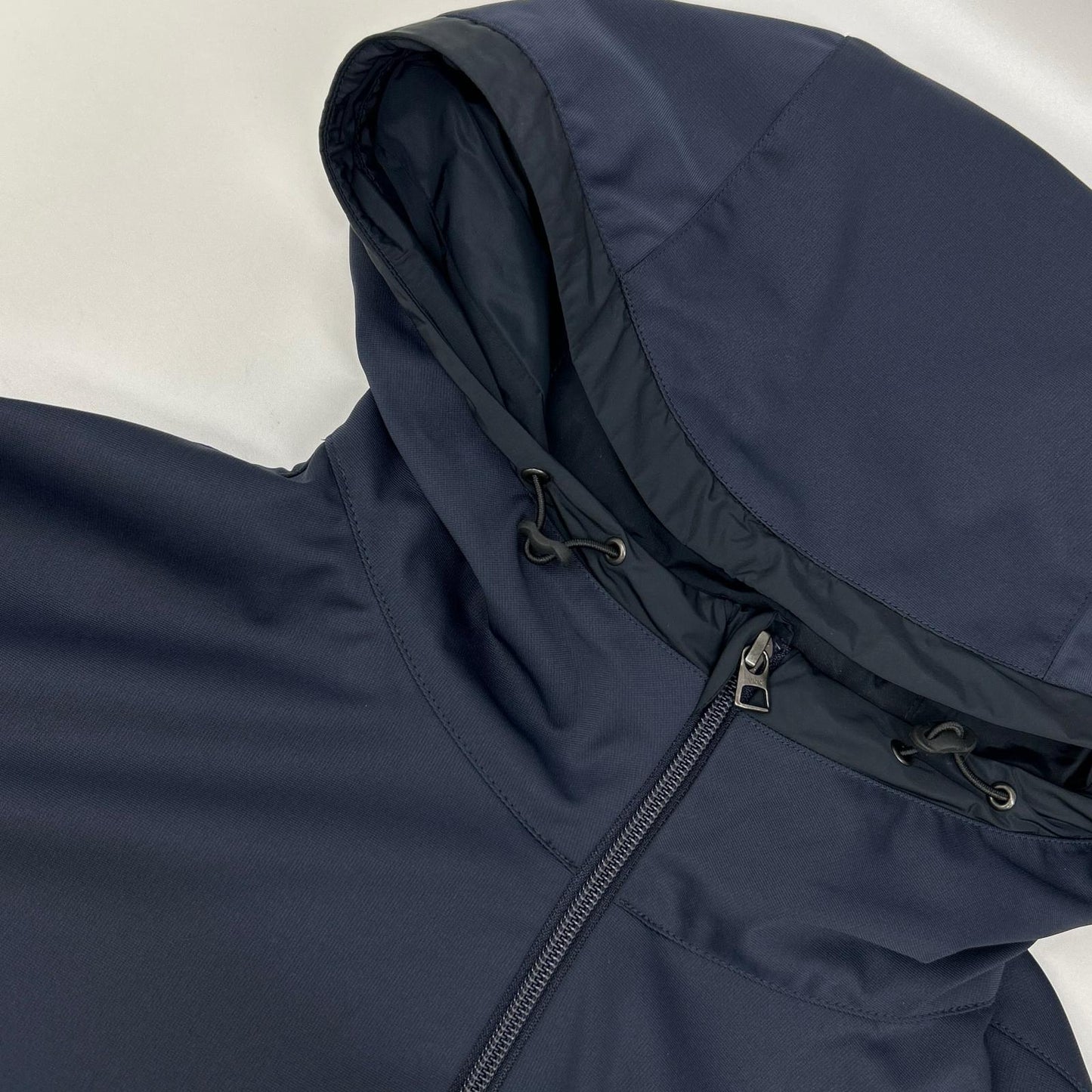 Cross Closet Matte Twist Zip Up Hoodie Navy Size 3