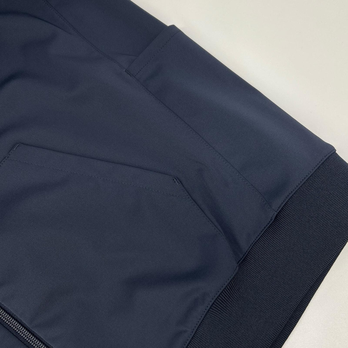 Cross Closet Matte Twist Zip Up Hoodie Navy Size 3