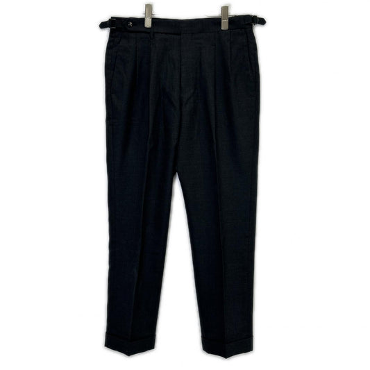 Cross Closet Twill Two Pleats Trousers Charcoal Size 3